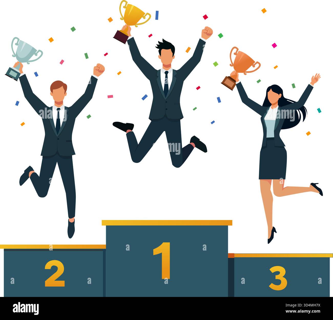Highest ranking leader Stock Vector Images - Alamy