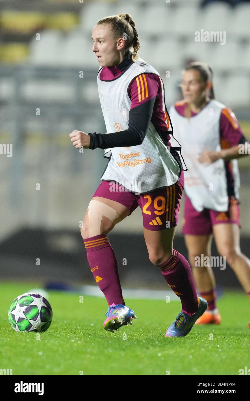 Annalee Rippe AS Roma's Annalena Rieke during the Uefa Women’s Champions League ...