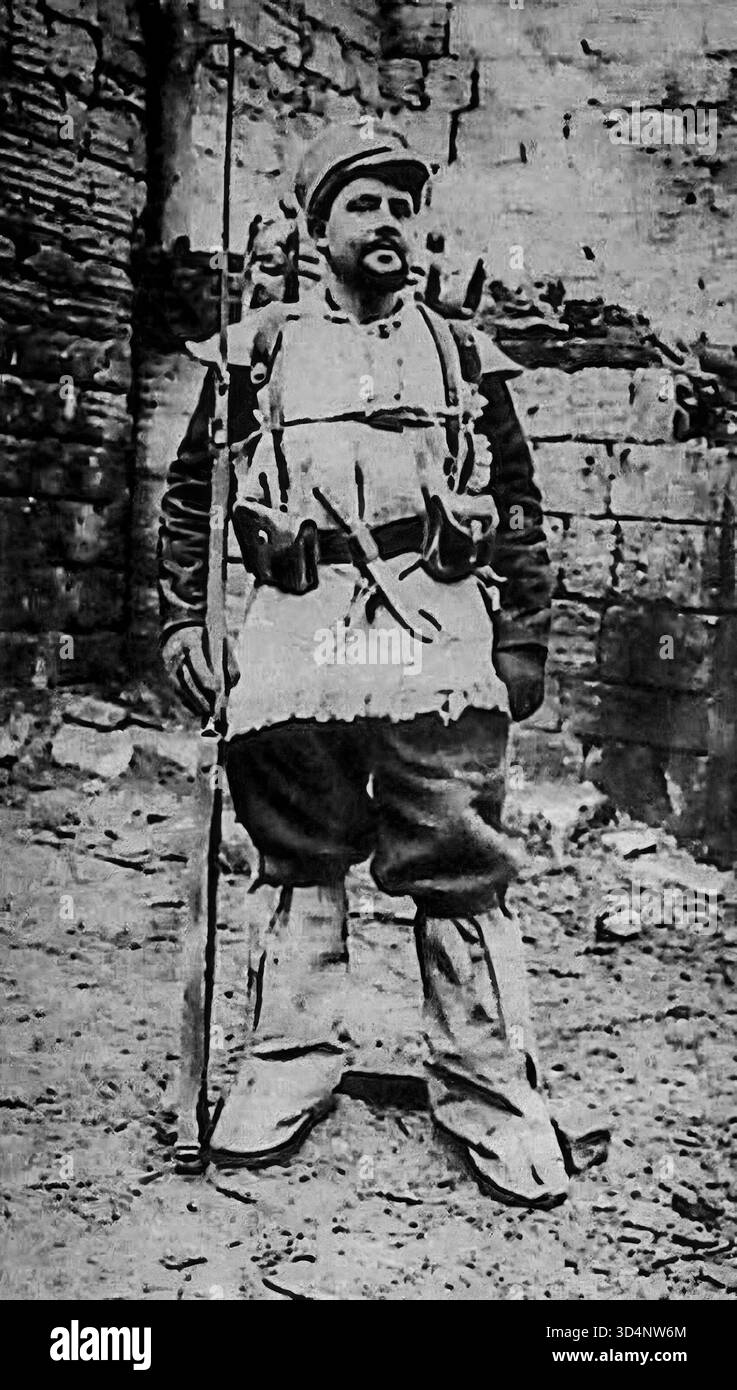 Wooden first world war soldier Black and White Stock Photos & Images ...