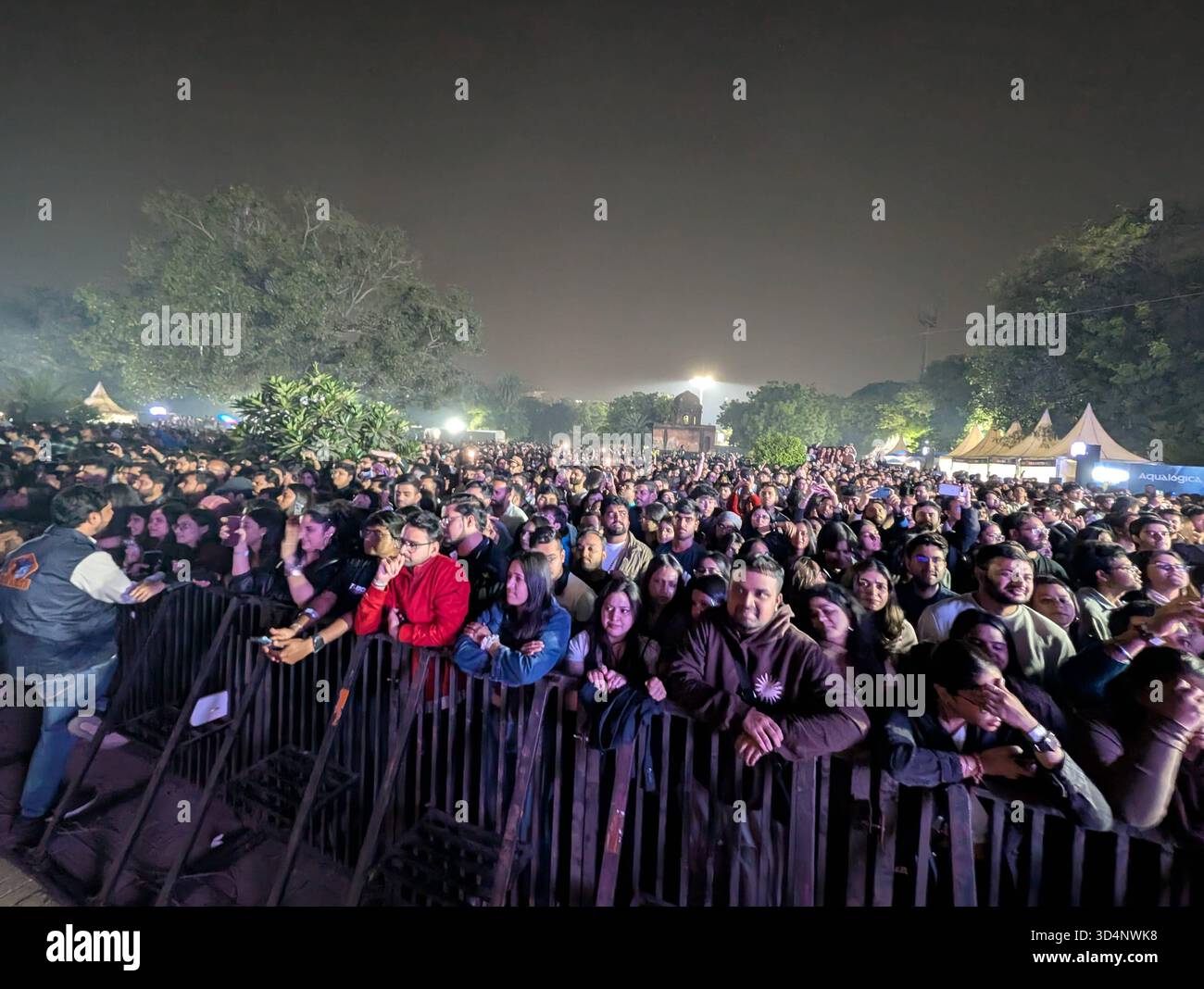 NEW DELHI, INDIA - NOVEMBER 9: Fans enjoying live concert by American ...