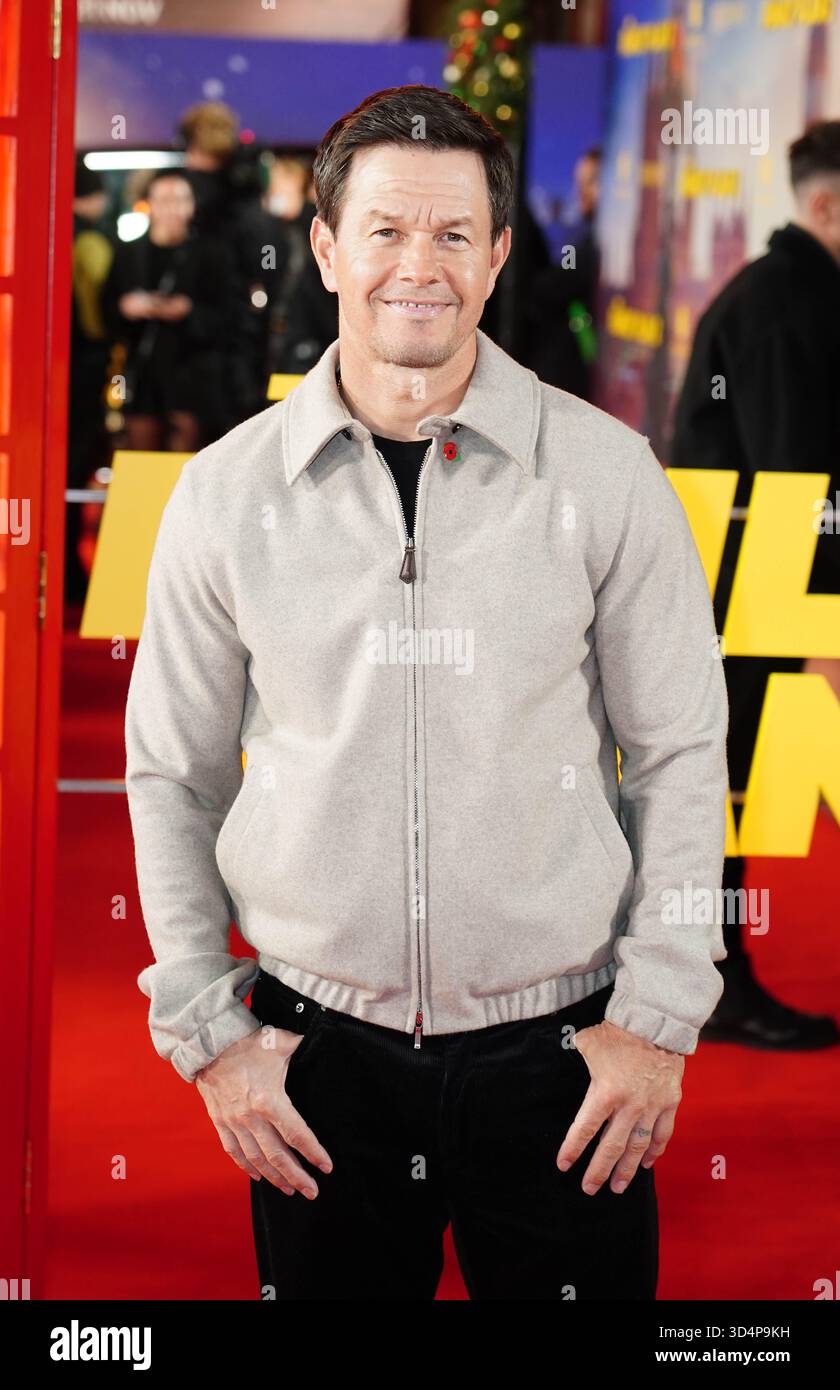 Mark Wahlberg arriving for the world premiere of The Family Plan 2, at ...