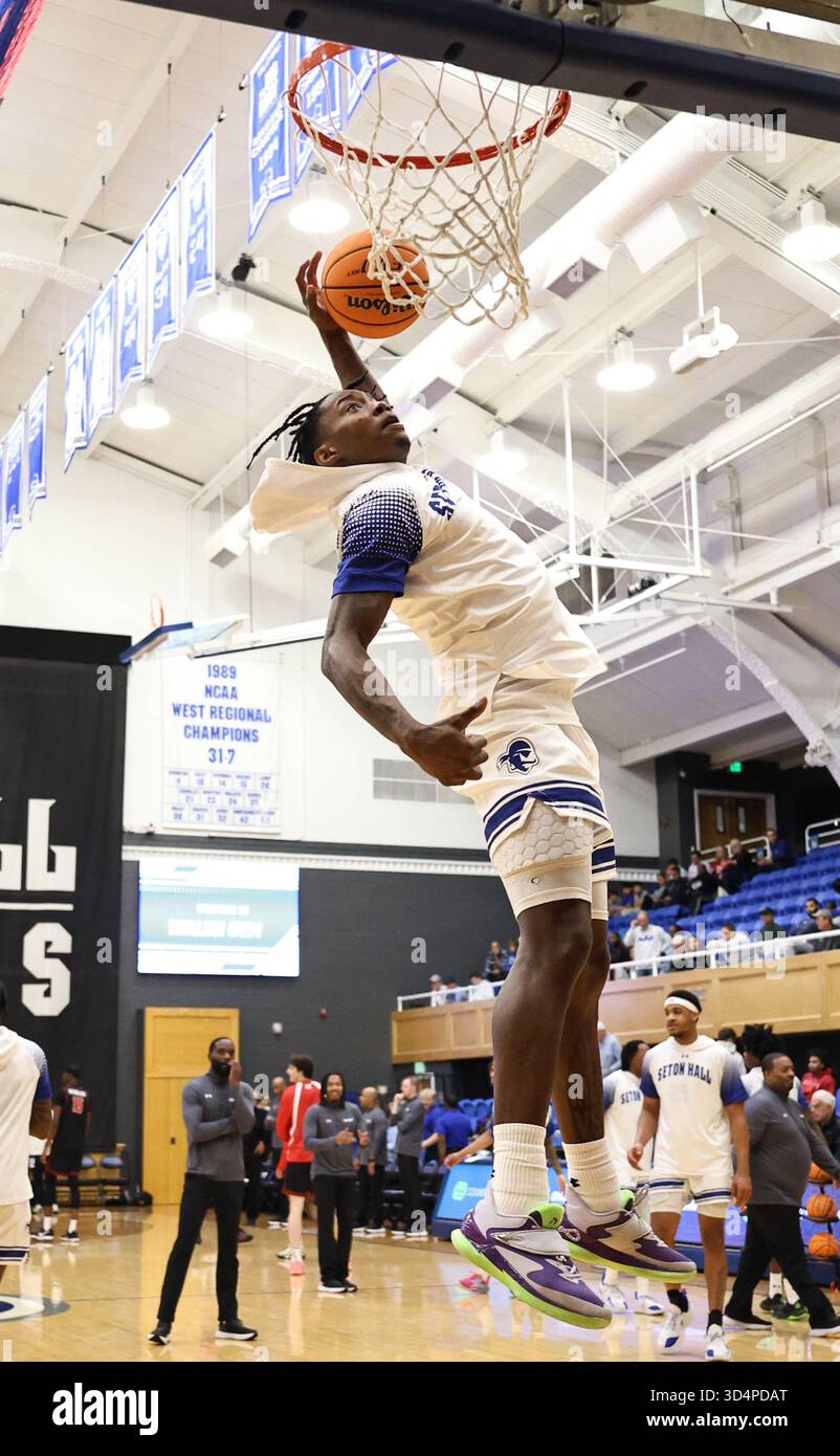 Nov 10, 2025; South Orange, New Jersey, USA; Seton Hall guard Trey ...