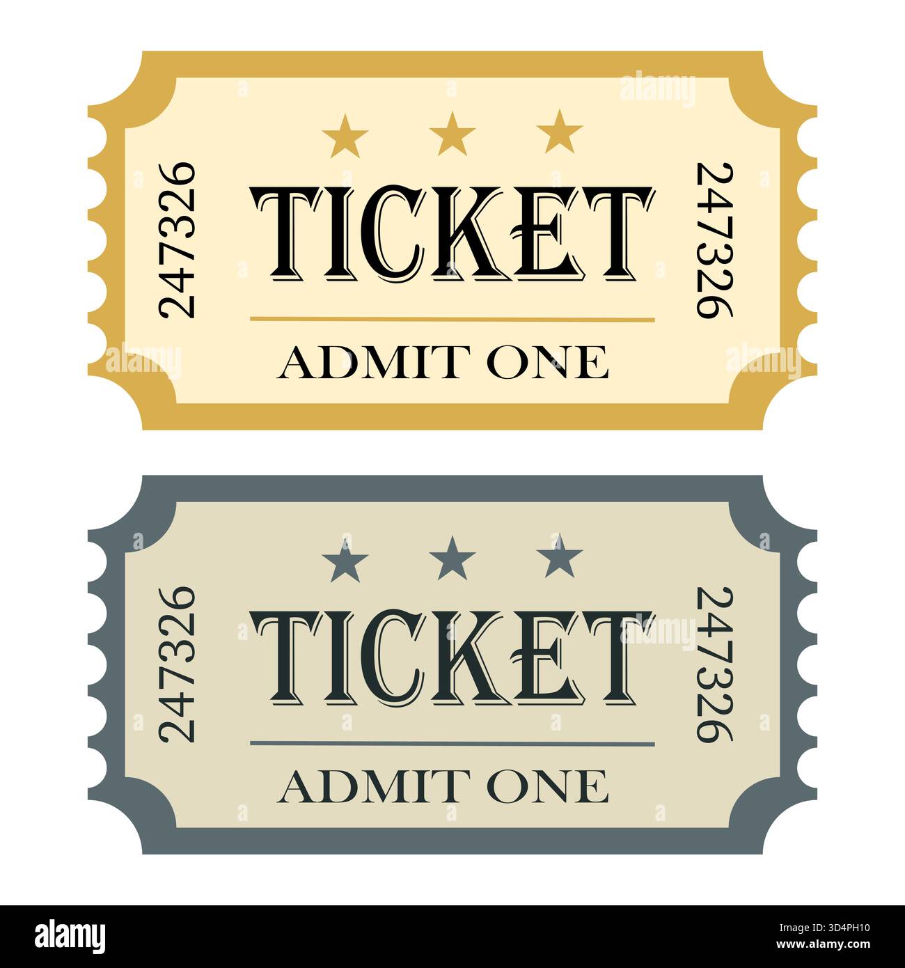 Ticket carnival icon hi-res stock photography and images - Alamy