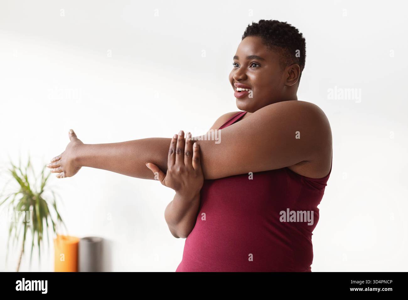 Body positive black woman plus size hi-res stock photography and images ...