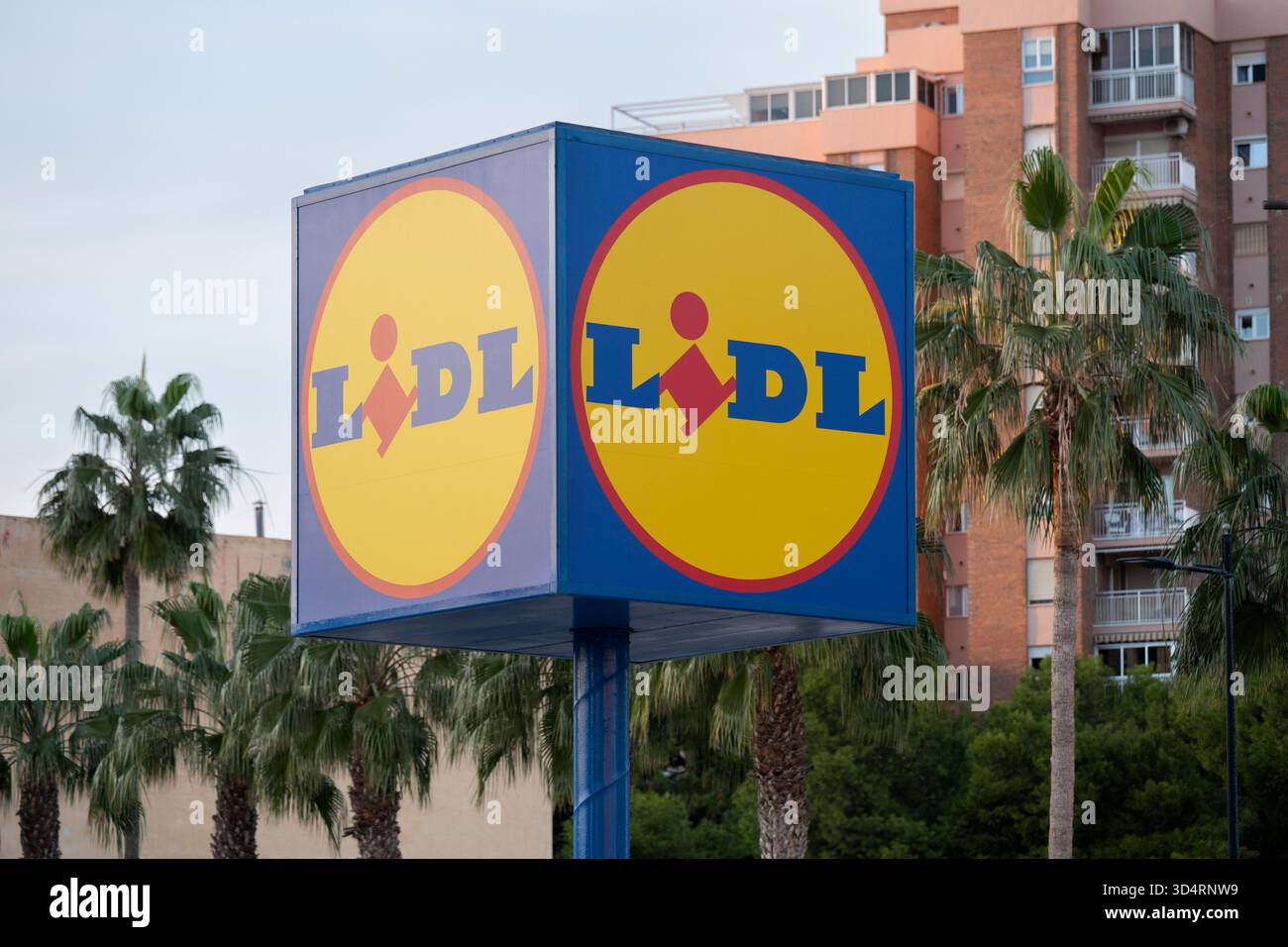 European Discounter Logos German international discount retail chain supermarket, Lidl, logo sign ...