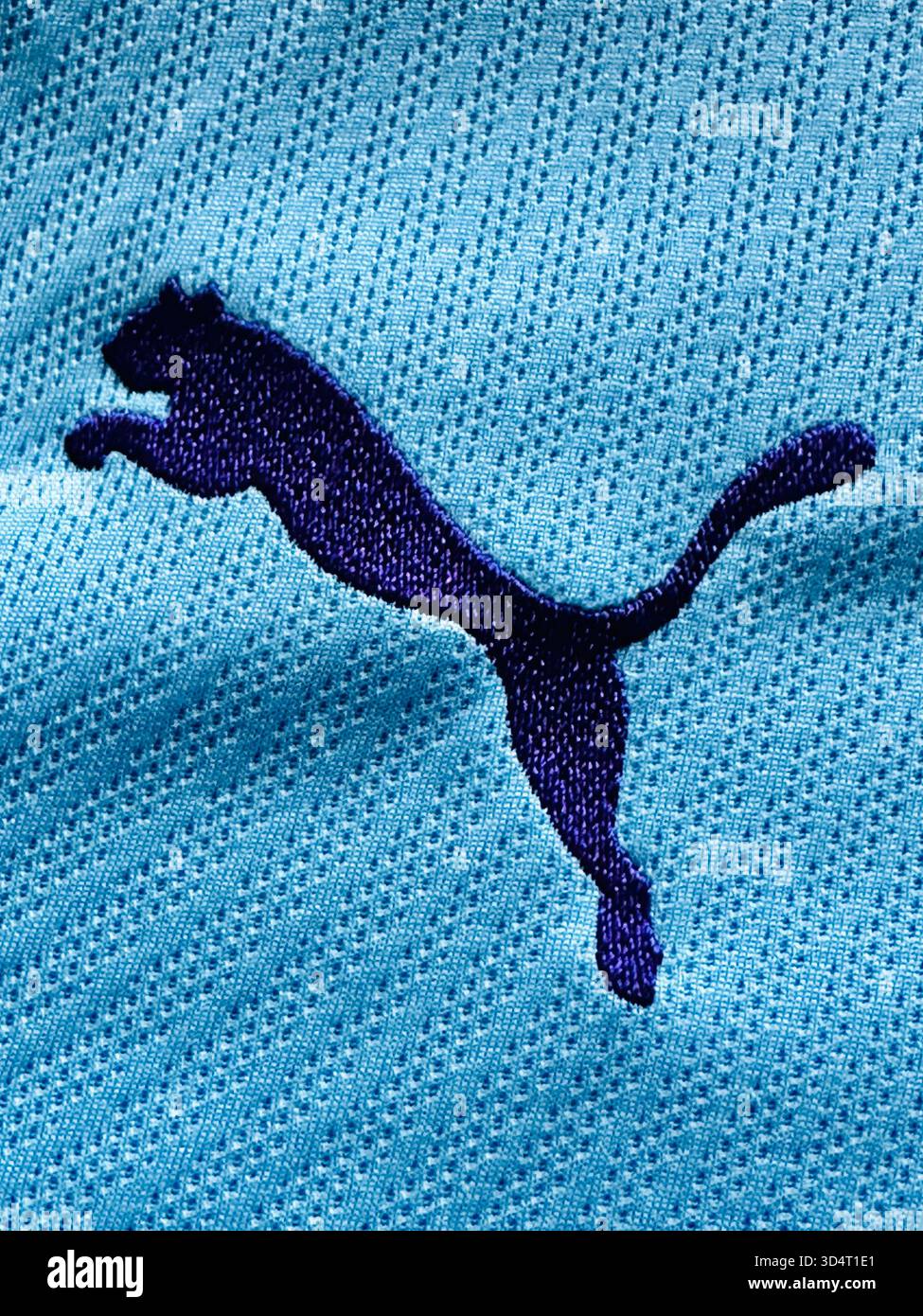 Manchester City Football Shirt - Smartphone Captured Stock Image