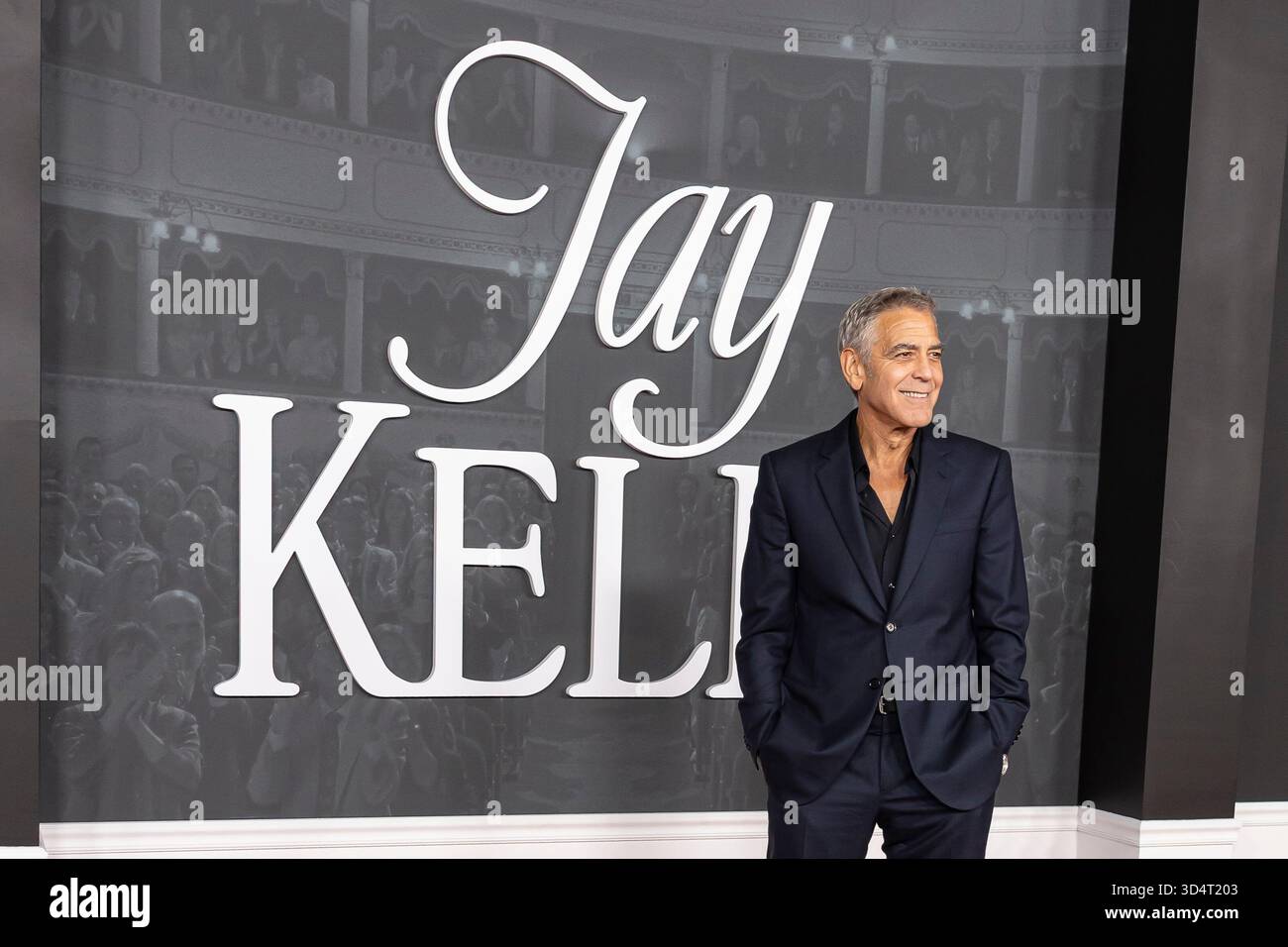 Kelly Solberg George Clooney attends the arrivals of Netflix’s Los Angeles Premiere ...
