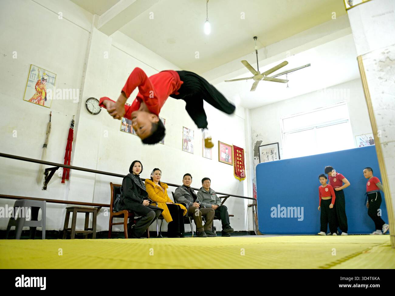 Children practice Peking Opera in Huainan City, east China's Anhui ...