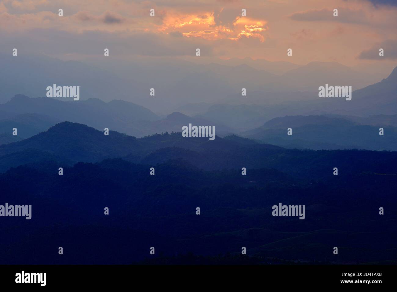 Colorful Sunset Stock Photo