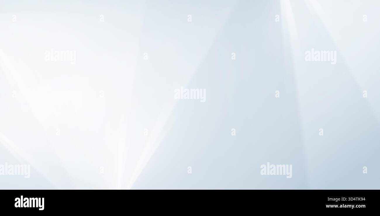 Abstract digital technology background featuring gentle gradient from white to light sky blue. Composition defined delicate overlapping translucent an Stock Photo