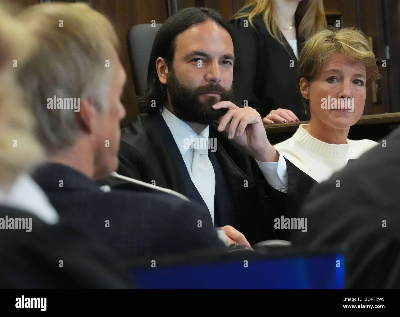 12 November 2025, Hamburg: Christina Block (r), German restaurateur and ...