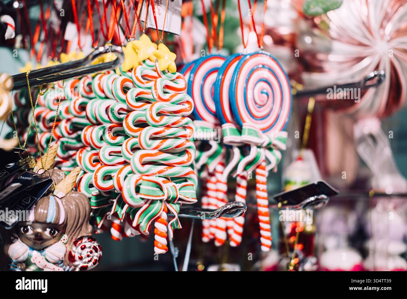 Red lollipop shaped like hi-res stock photography and images - Alamy