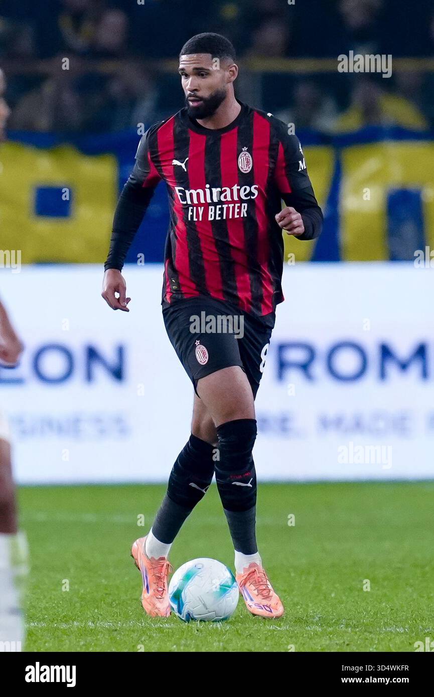Ruben Loftus-Cheek of AC Milan in action during the Serie A Enilive ...