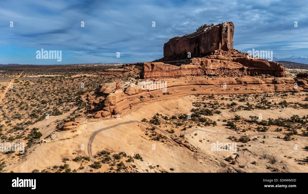 Utah Floating Rocks Aerial photography of Utah's mesmerizing rock formations captures the ...