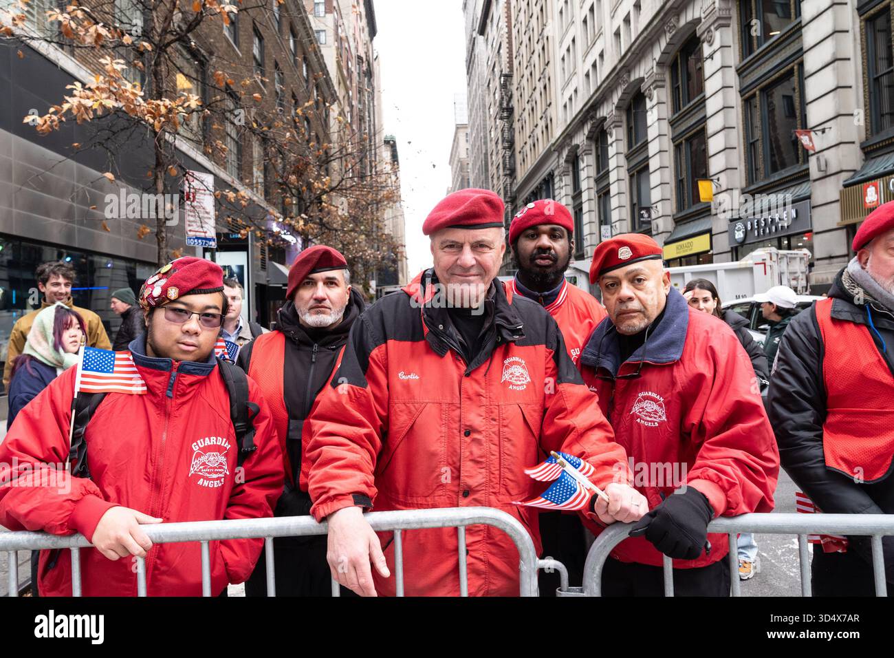 Curtis Sliwa and Guardian Angels participate in 106th Veterans Day ...