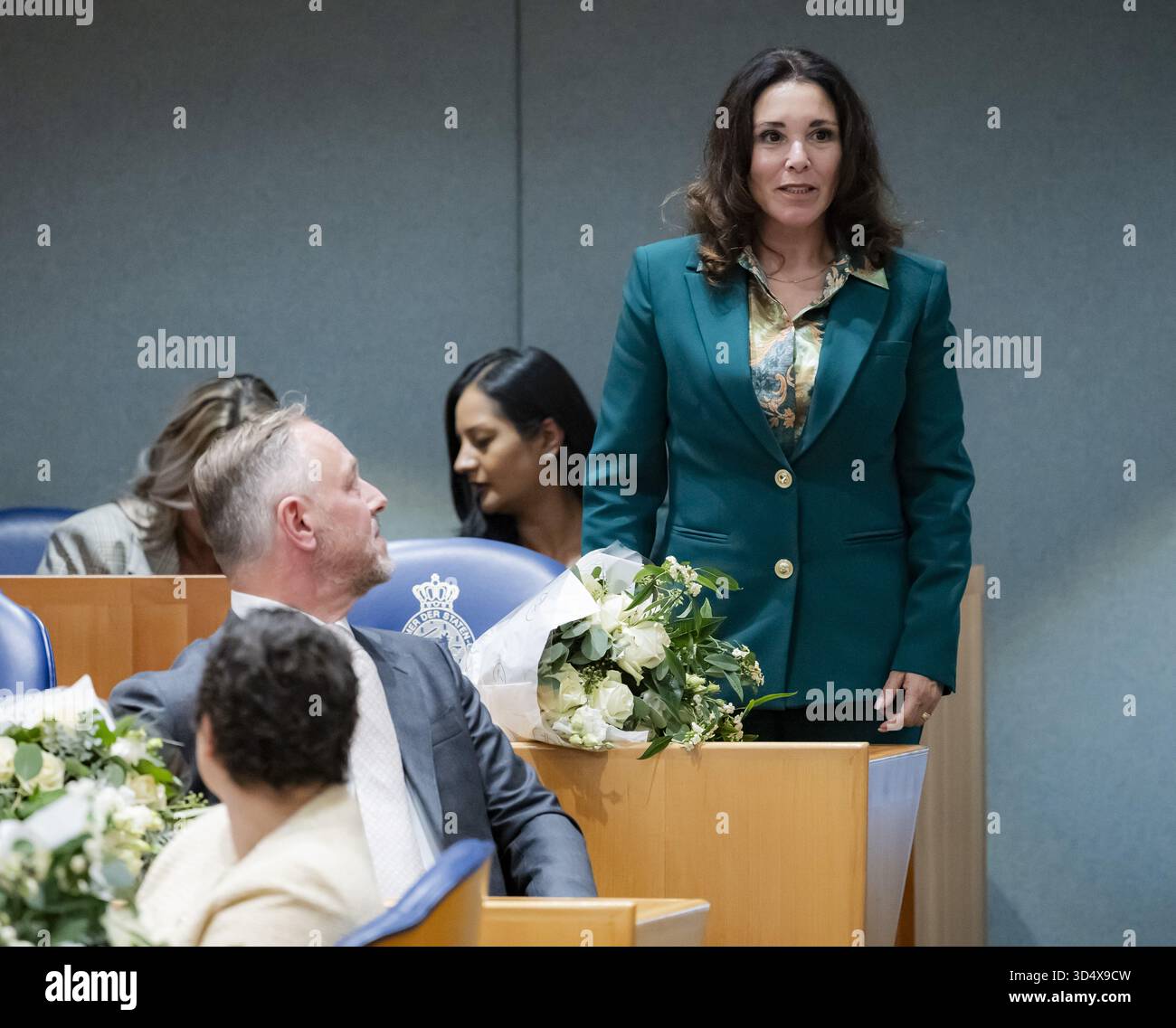 Annette Raijer THE HAGUE - Annette Raijer (PVV) during the swearing-in ceremony as a ...