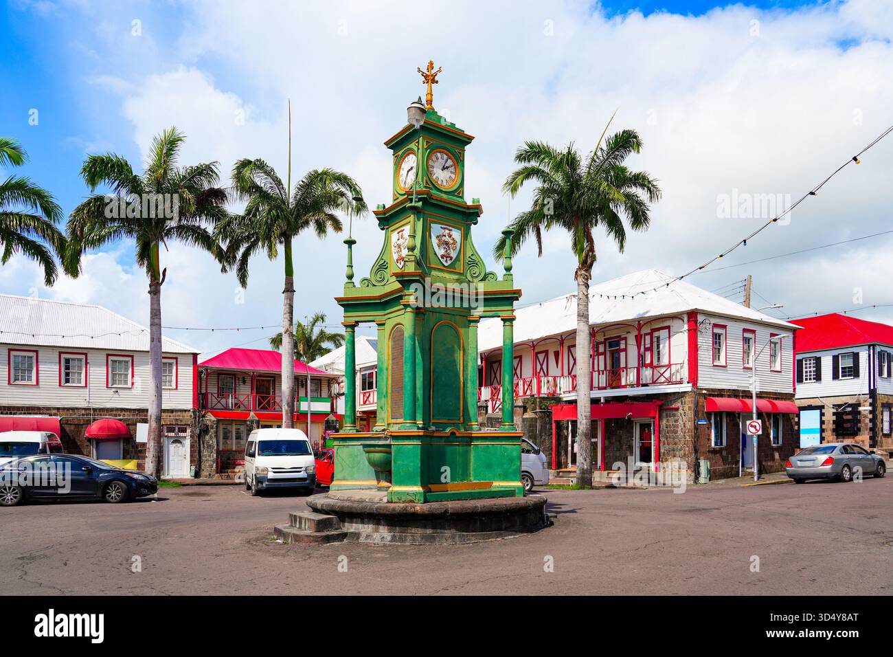 Port Zante in Basseterre Town, St. Kitts and Nevis Stock Image - Image