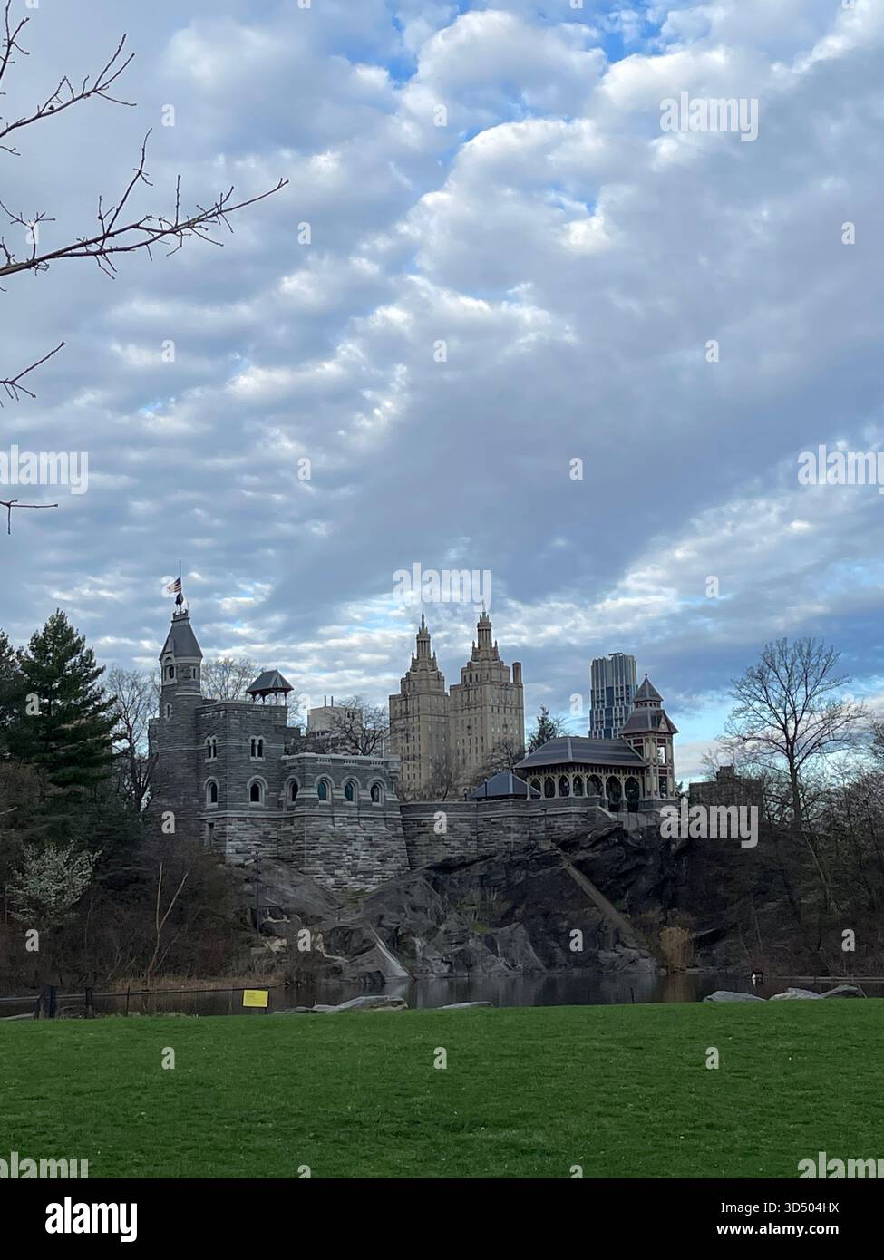 Springtime magic in the heart of Manhattan. - Smartphone Captured Stock Image
