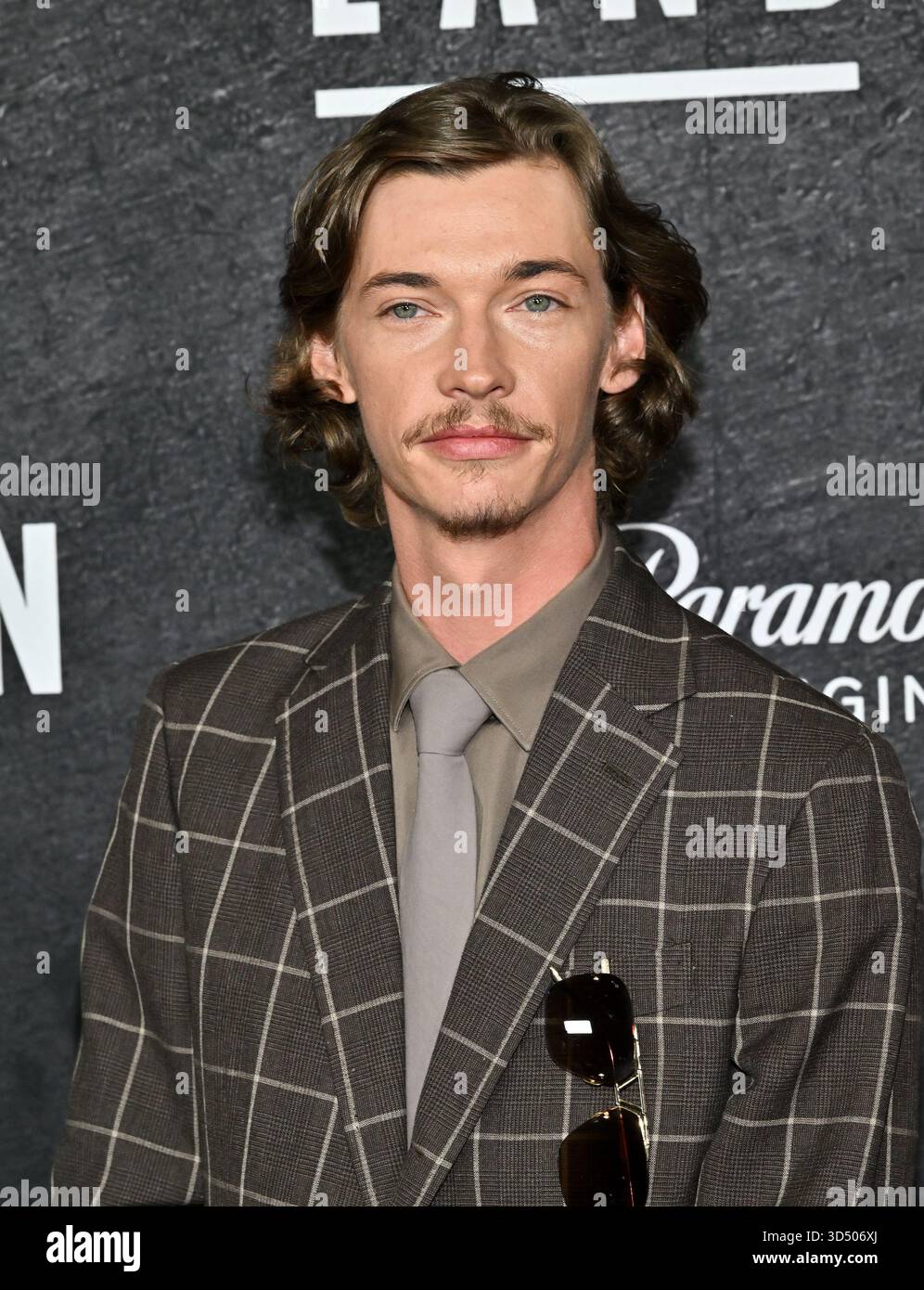 Jacob Lofland attends the Paramount+ premiere of "Landman" Season 2 at ...