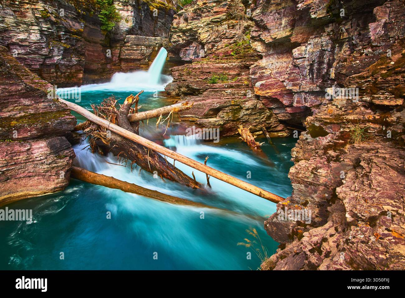 St mary falls trail hi-res stock photography and images - Alamy