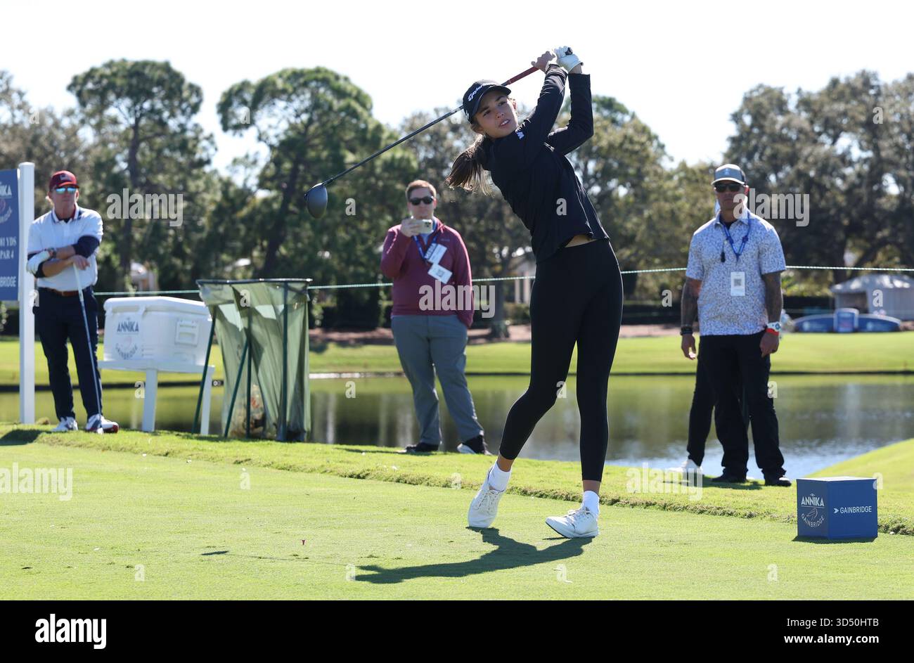 Belleair, FL, USA. 12th Nov, 2025. Kai Trump at the Pro Am for The Annika driven by Gainbridge at Pelican on November 12, 2025 at the Pelican Golf Club in Belleair, Florida. Credit: Mpi34/Media Punch/Alamy Live News Stock Photo