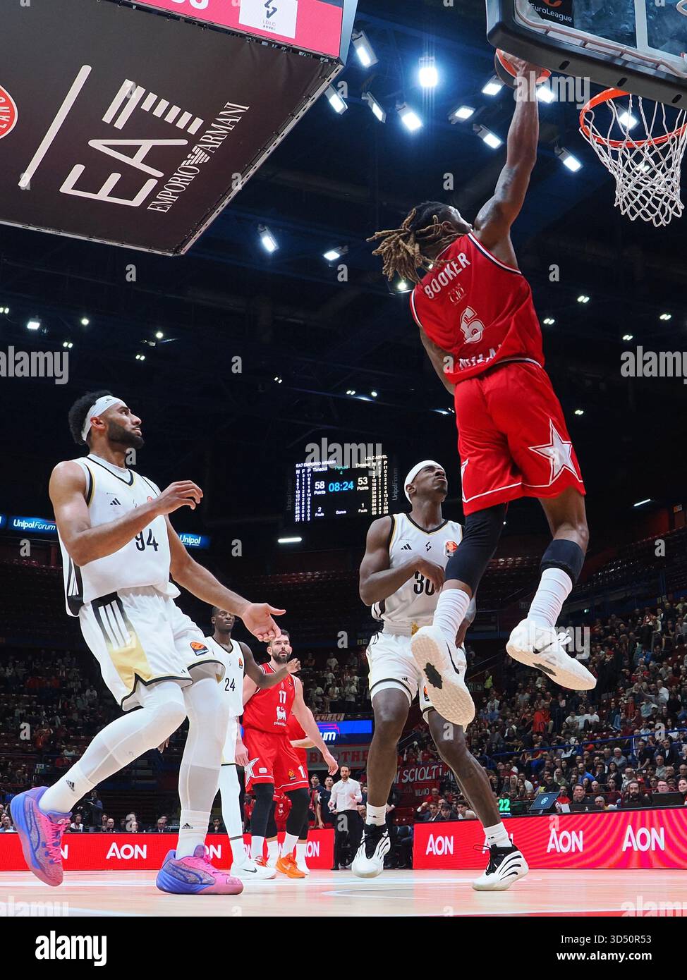 Devin Booker (EA7 Emporio Armani Olimpia Milano) during Olimpia Milano