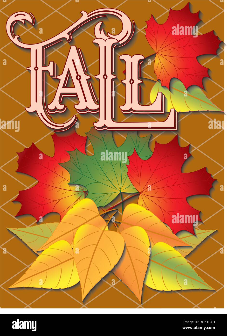 Autumn fall colors maple Stock Vector Images - Alamy