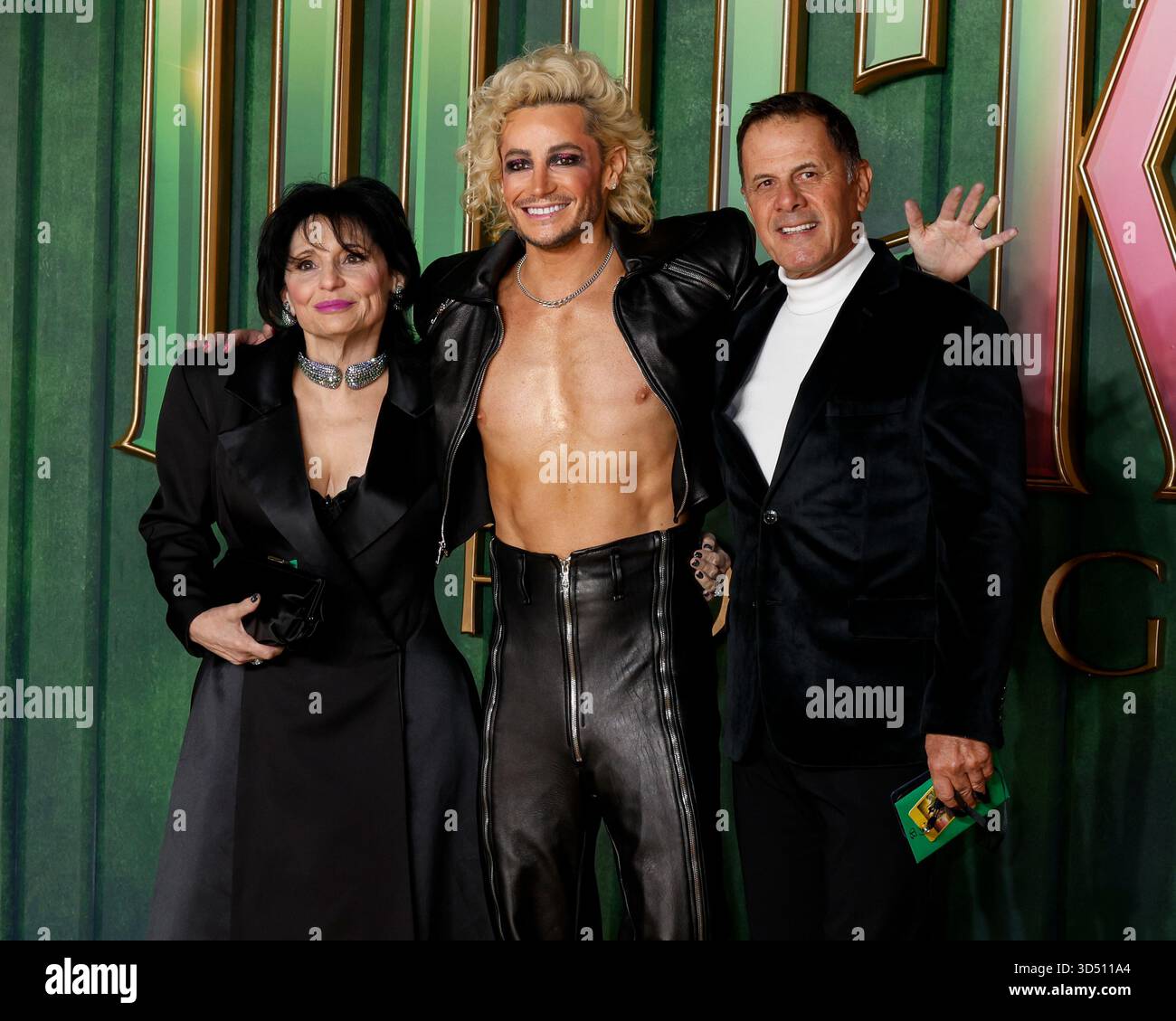 Joan Grande, Frankie Grande and Ed Butera attend the Wicked For Good ...