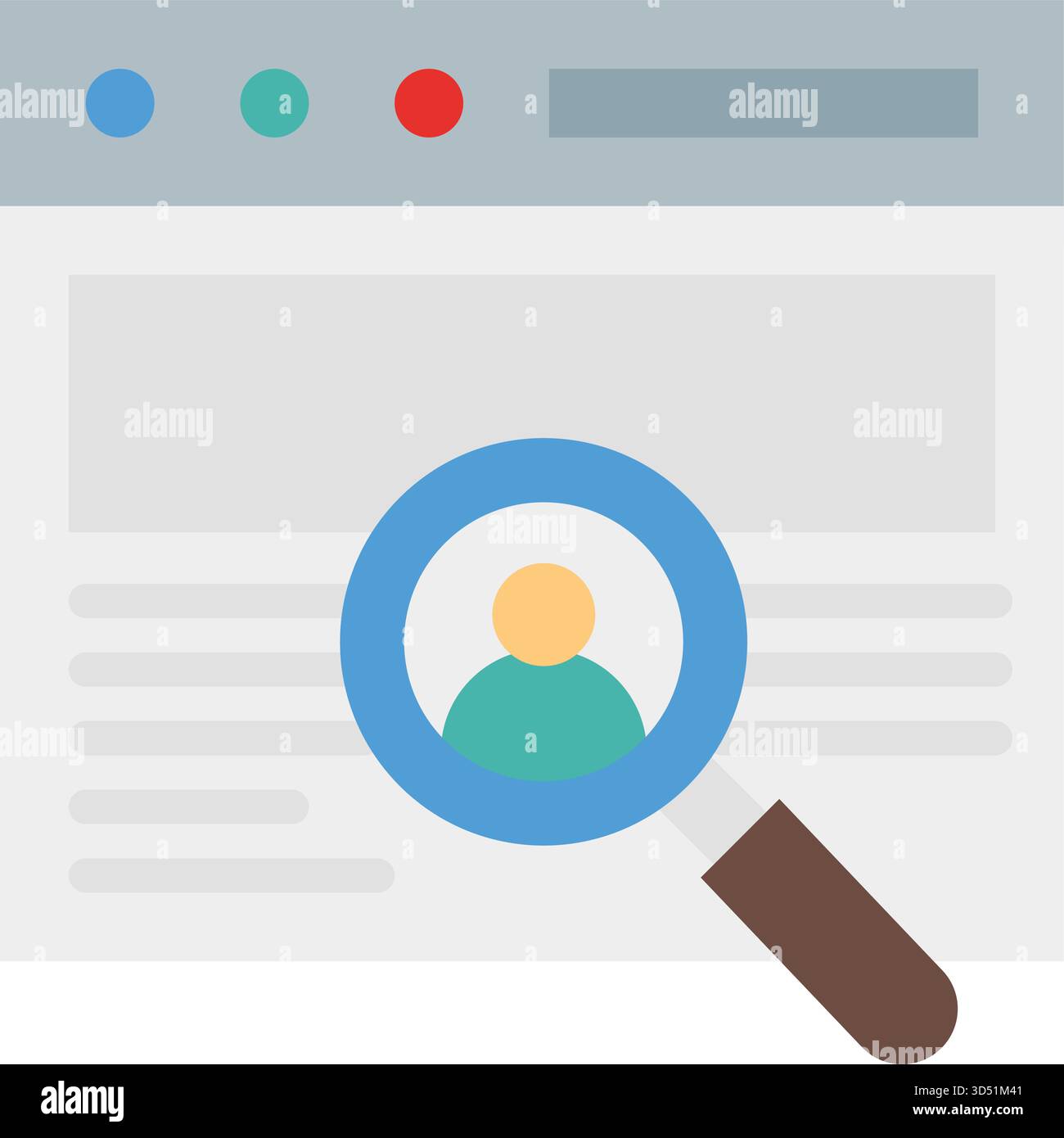 UX Research icon vector image. Suitable for mobile apps, web apps and print media. Stock Vector
