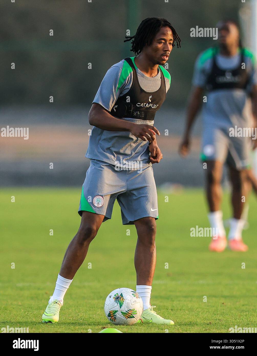 Rabat, Morocco.. 12th Nov, 2025, Benjamin Frederick in training for ...