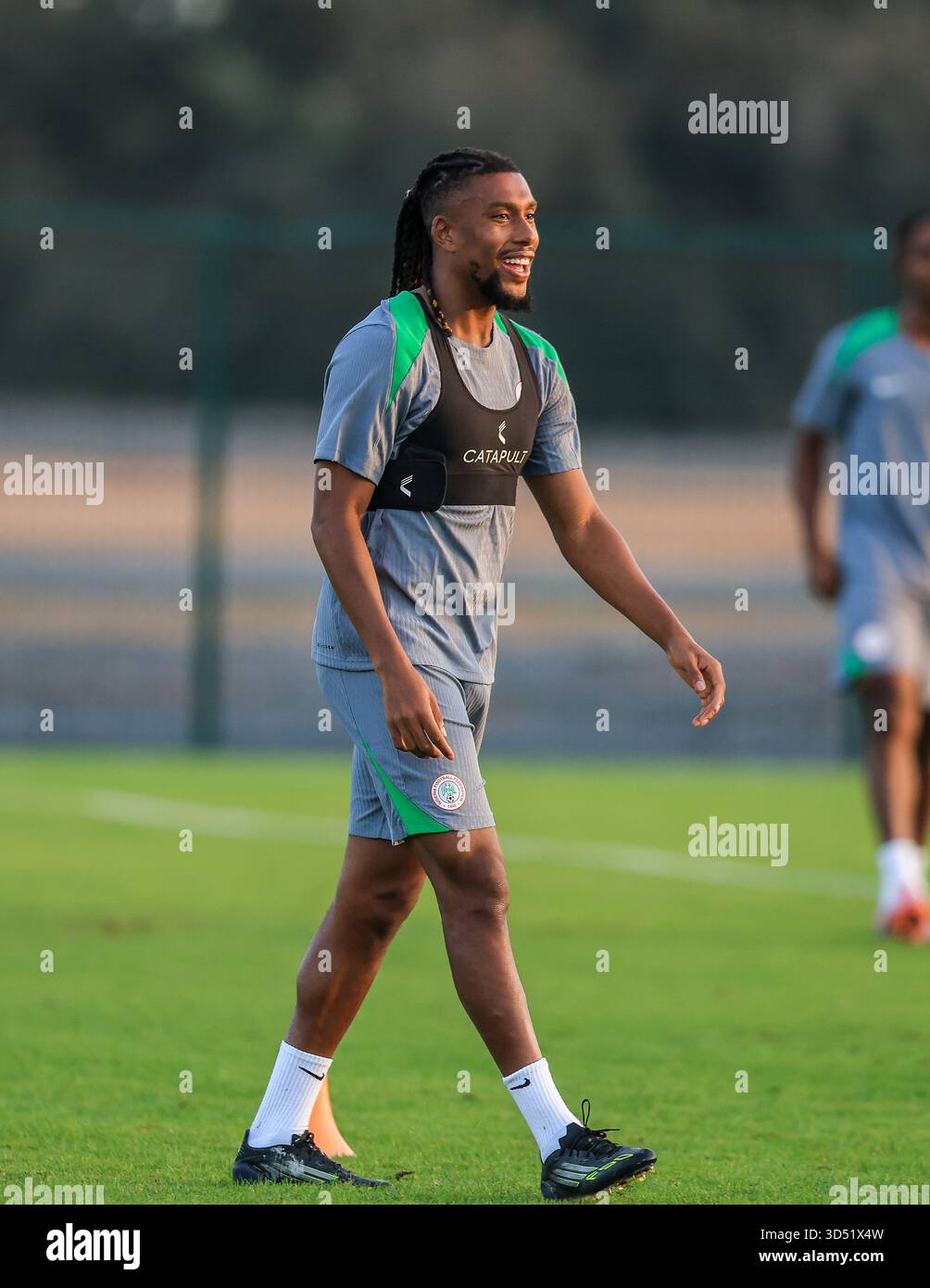 Rabat, Morocco.. 12th Nov, 2025, Alexander Iwobi in training for ...