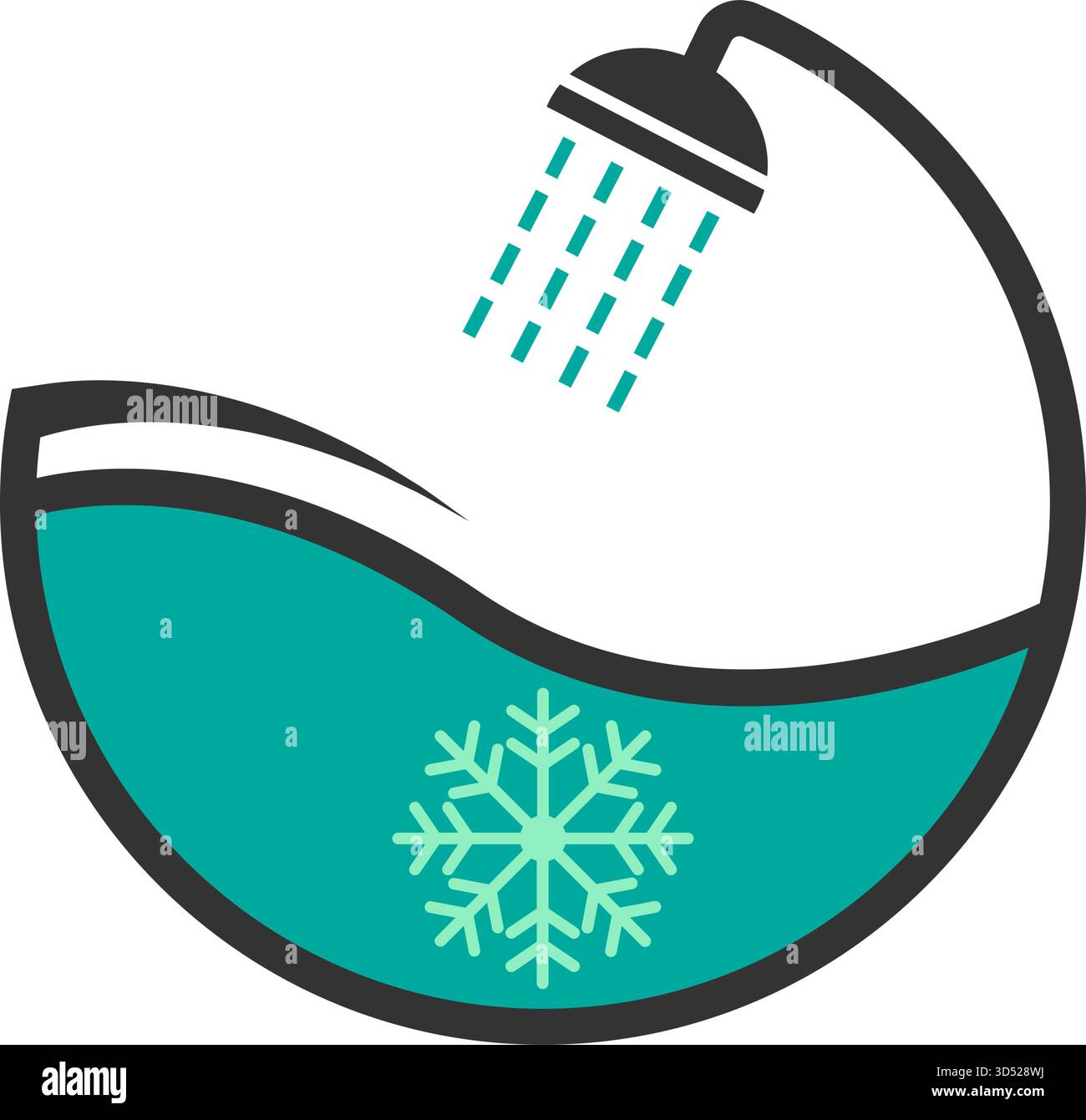 Bathtub logo icon design illustration Stock Vector