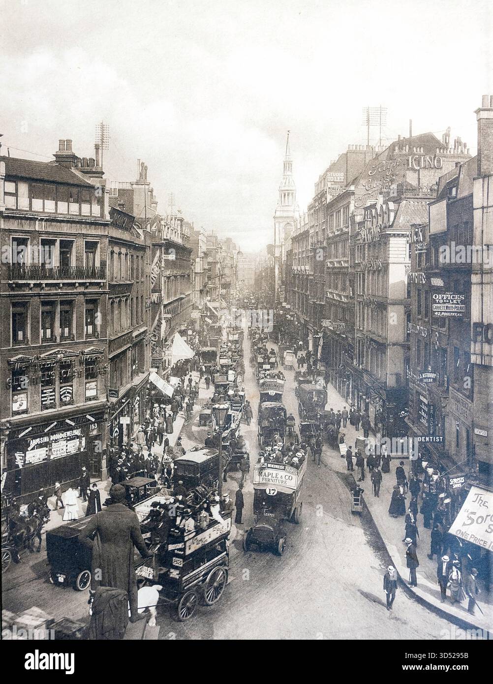 Cheapside, City of London, Greater London, England, United Kingdom, Greater London, England, United Kingdom Stock Photo