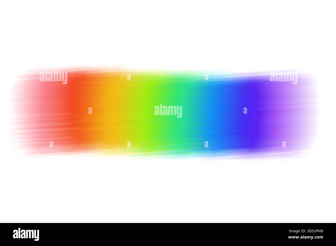 Vivid rainbow gradient with motion blur effect on white background ...