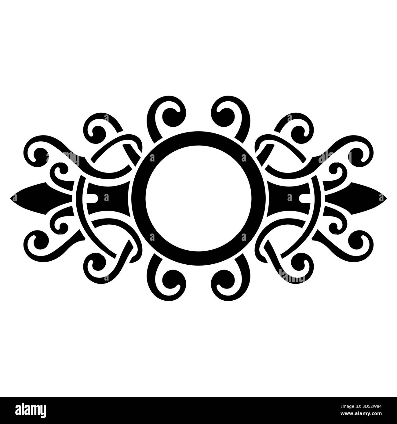 Celtic-Scandinavian design. Old Norse pattern Stock Vector