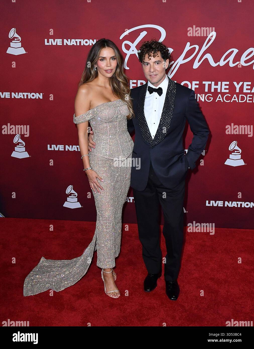 David Bisbal, Rosanna attend The Latin Recording Academy 2025