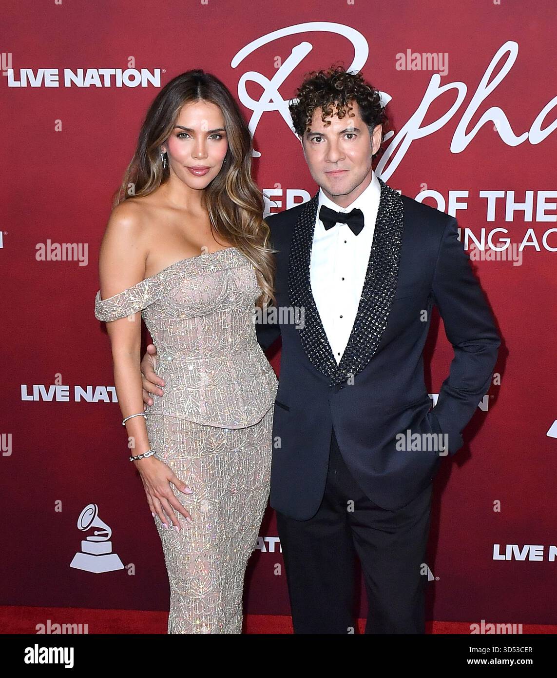 David Bisbal, Rosanna attend The Latin Recording Academy 2025