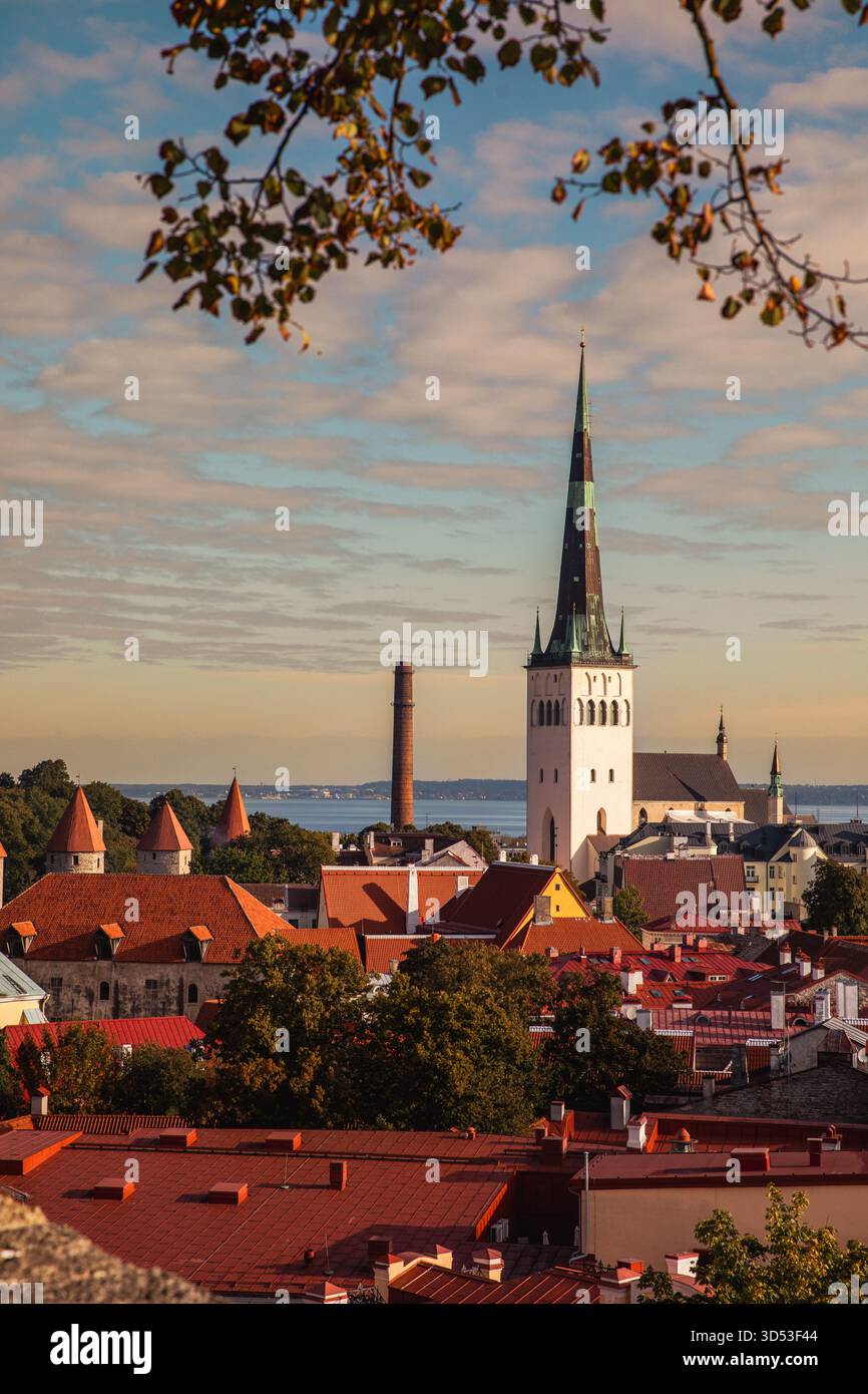 Tallinn capital city of Estonia in the Baltic Stock Photo