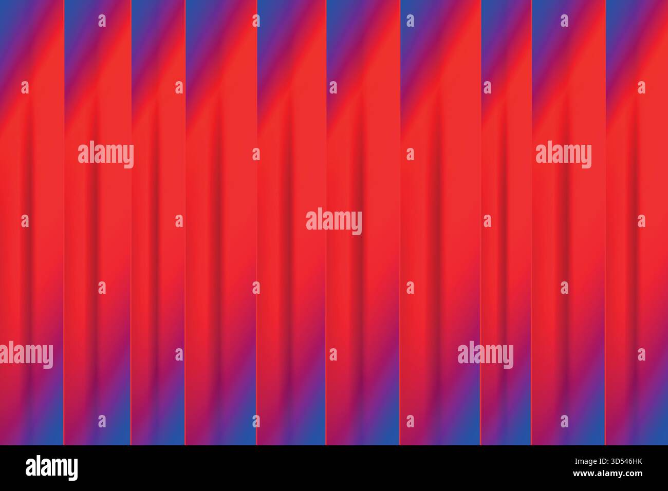 Dynamic Abstract Background with Vertical Red and Blue Gradient Bars, Modern Energetic Design.eps Stock Vector