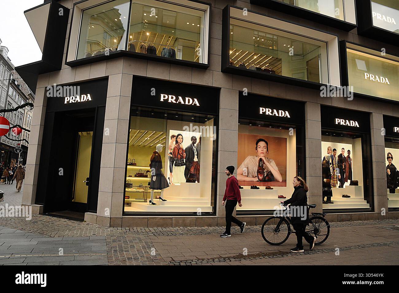 Copenhagen/ Denmark/13 november 2025/Prada store on stroeget danish ...