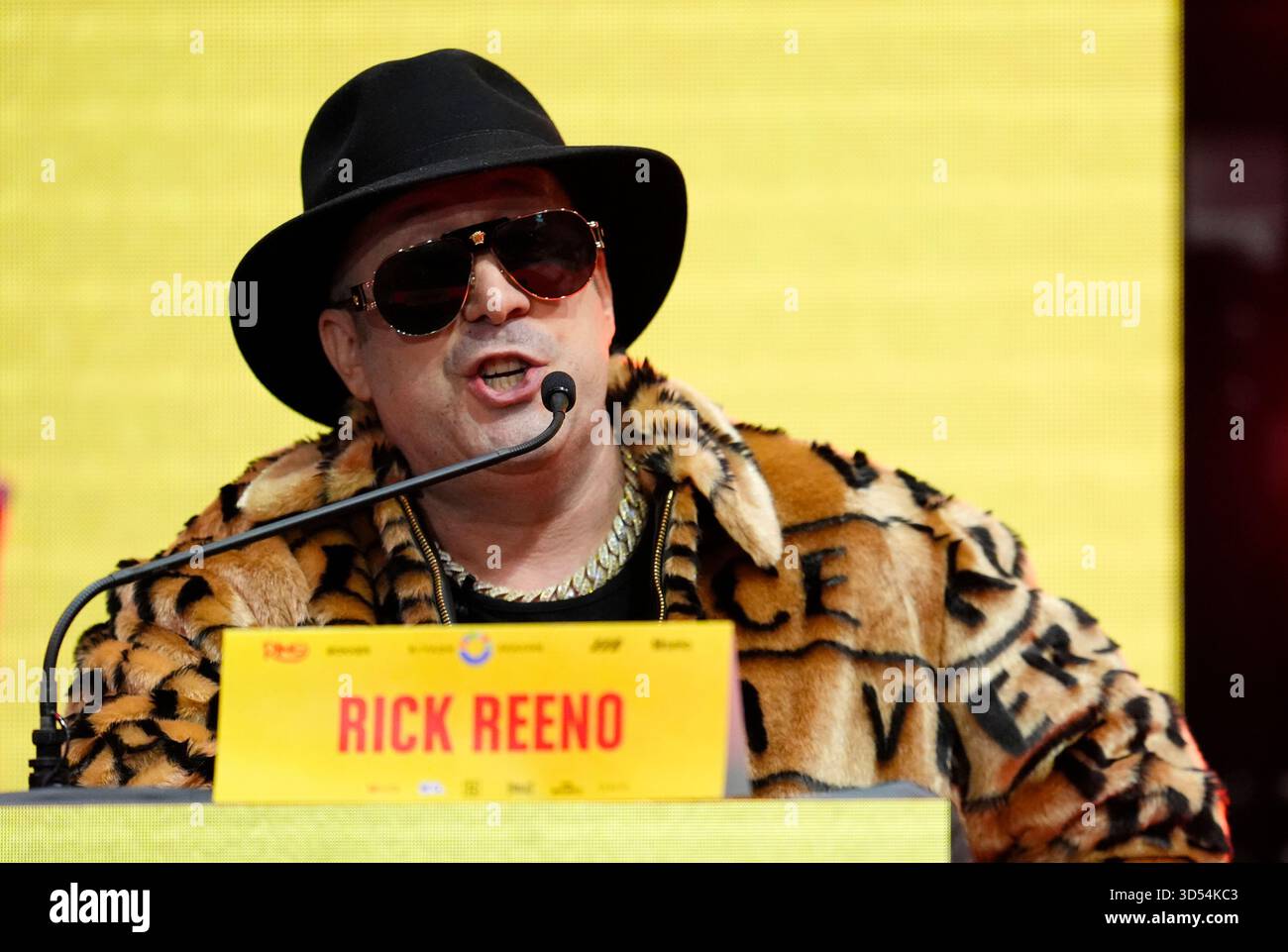 Ring Magazine COO Rick Reeno during a press conference at The Pelligon ...