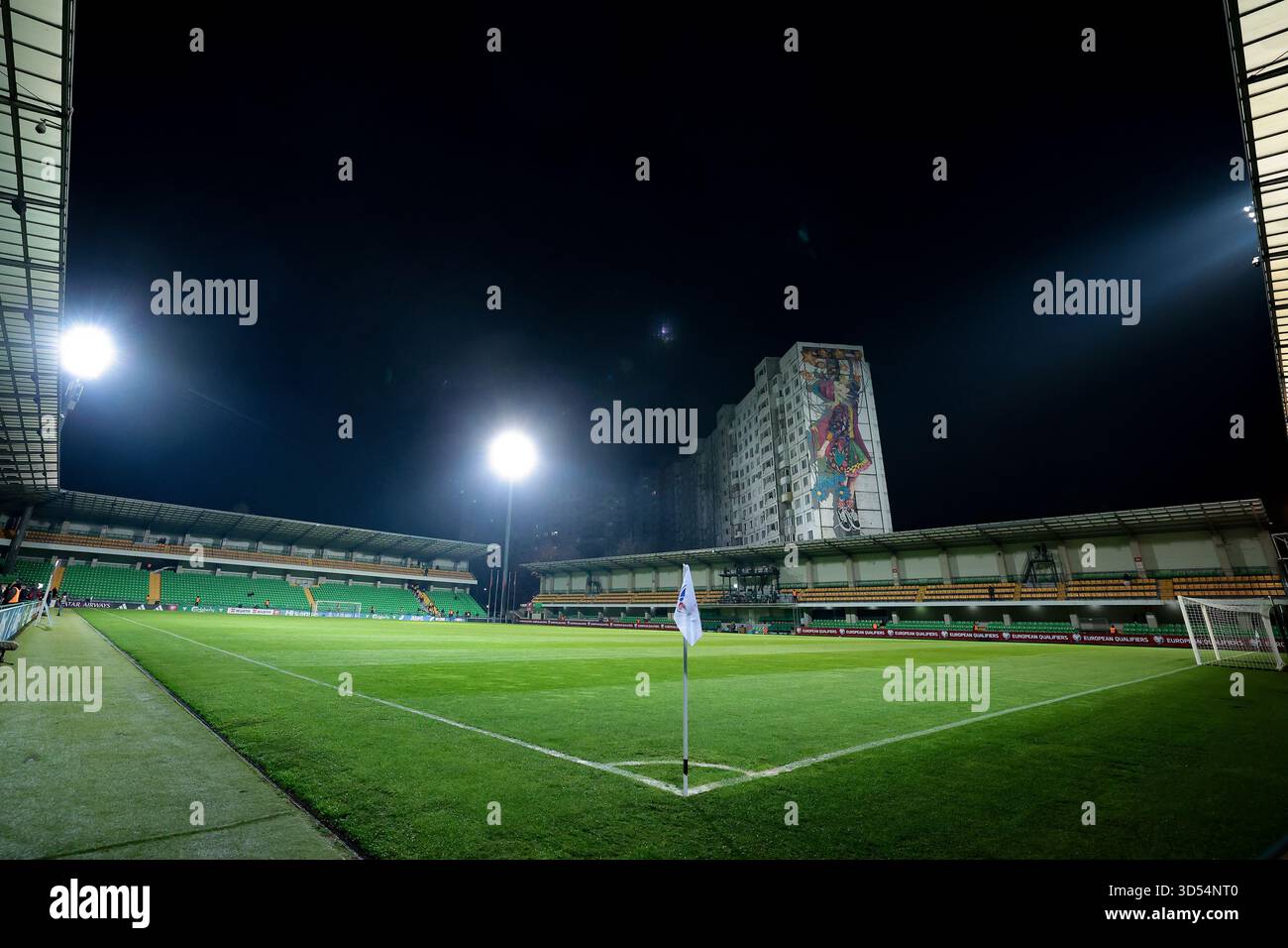 A general view zimbru stadium in chisinau hi-res stock photography