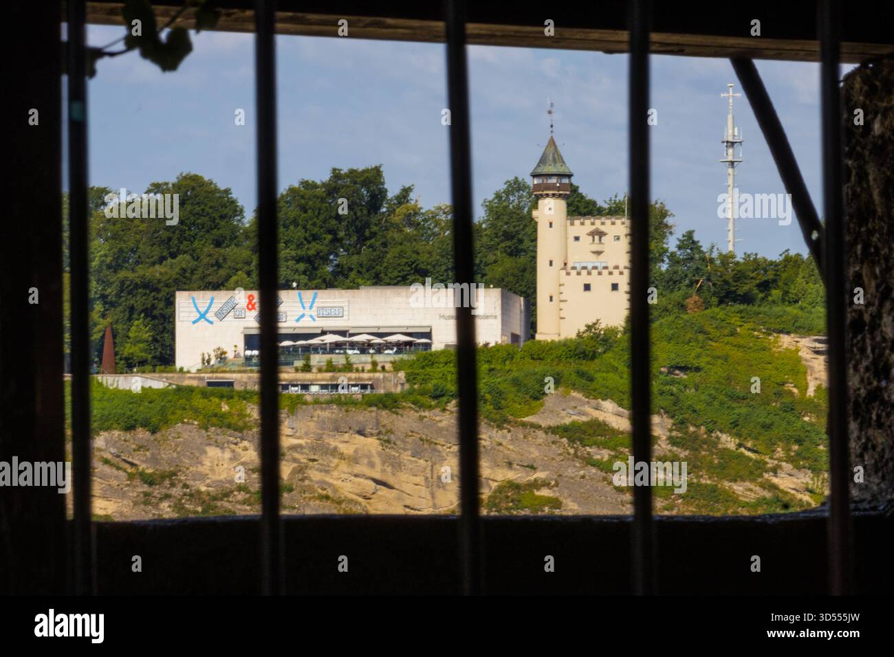 Photo walk through the old town, past the sights, of Salzburg in July Stock Photo