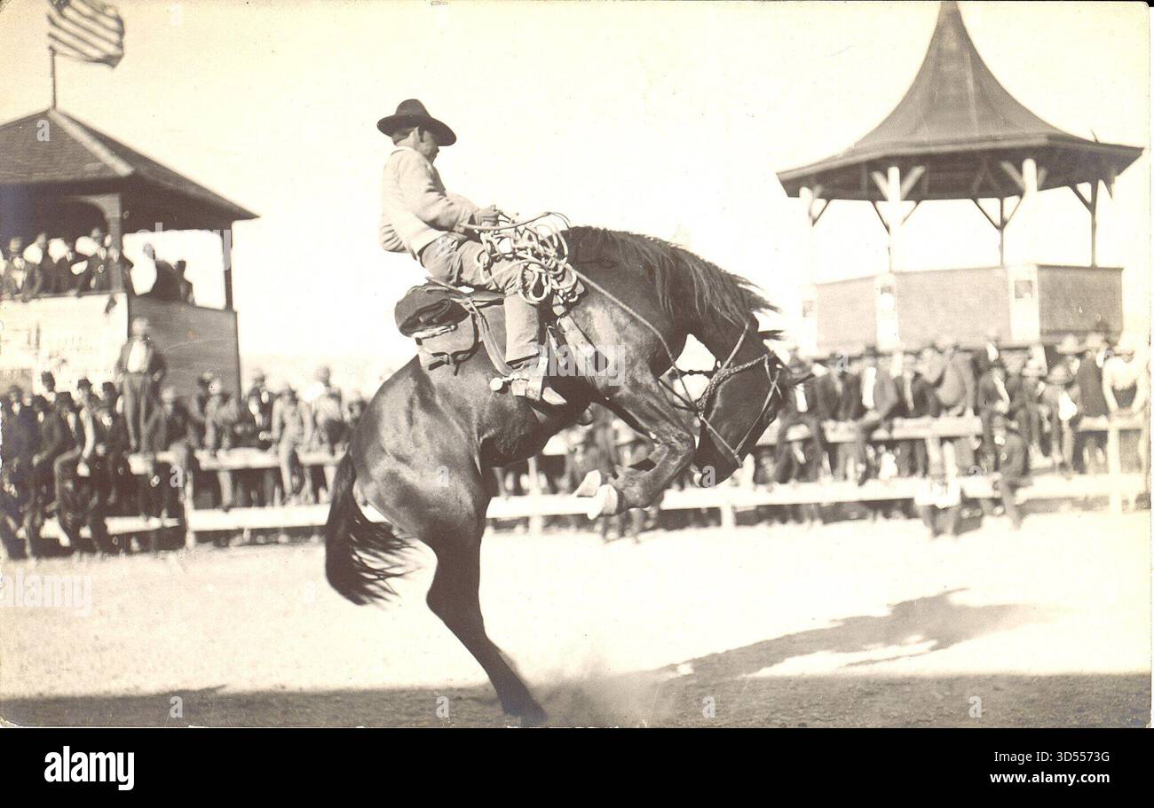 The First Rodeo 1910s cowboy hi-res stock photography and images - Alamy