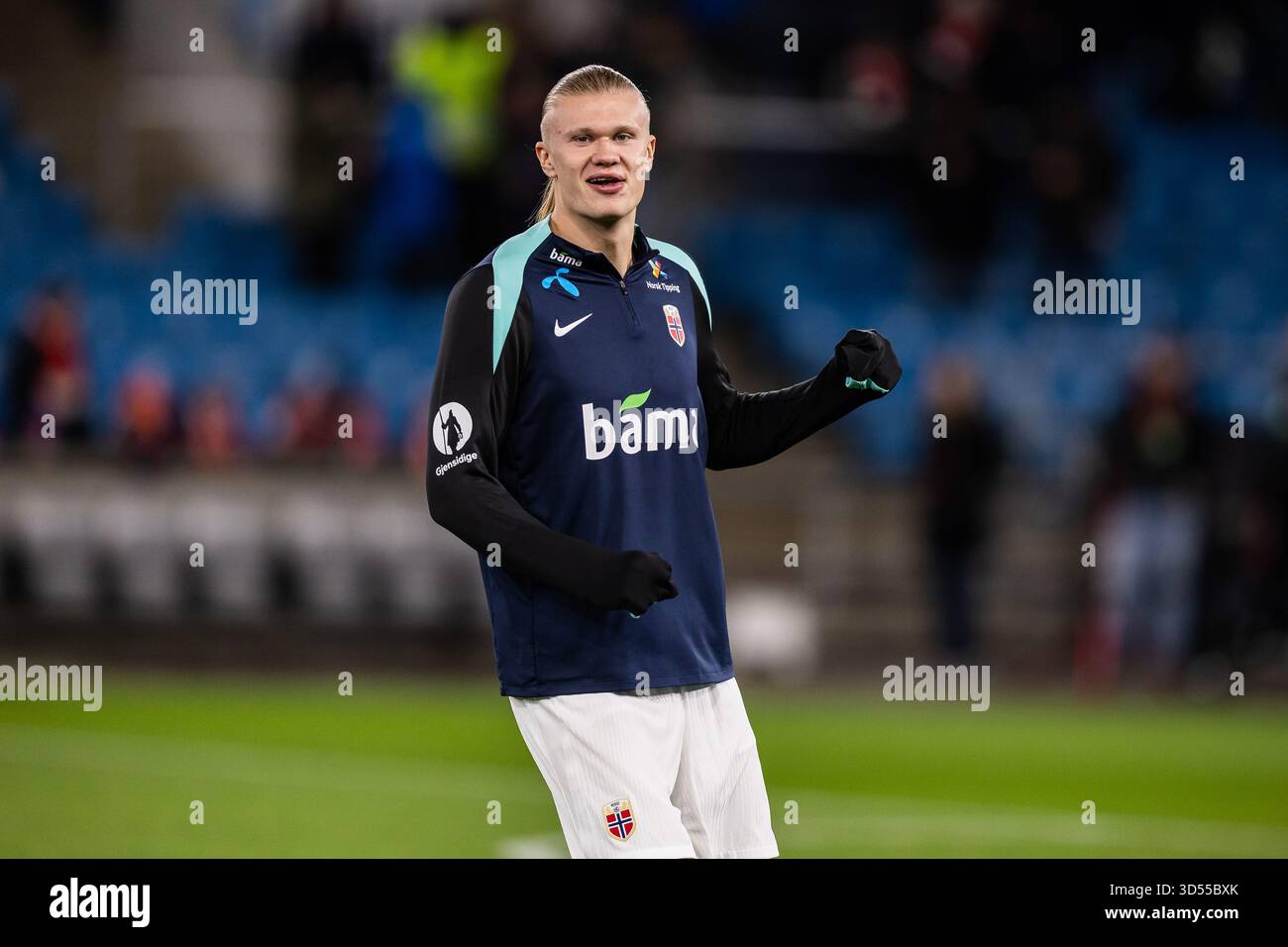 Oslo, Norway, 13 November 2025, Erling Braut Haaland at training for ...