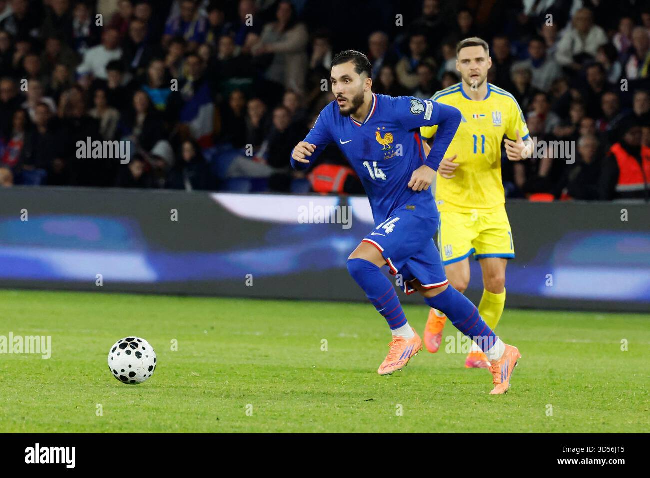 France s Rayan Cherki During The Soccer World Cup 2026 Qualifying Group france-s-rayan-cherki-during-the-soccer-world-cup-2026-qualifying-group
