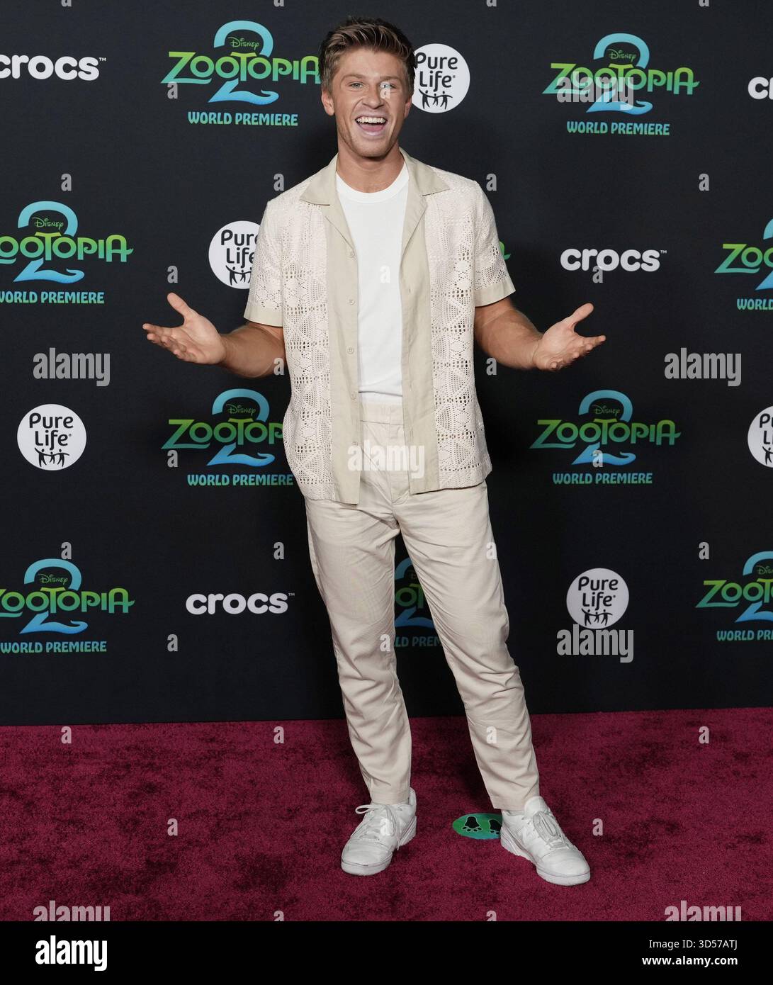 Robert Irwin arrives at the Walt Disney Animation Studios’ ZOOTOPIA 2 ...