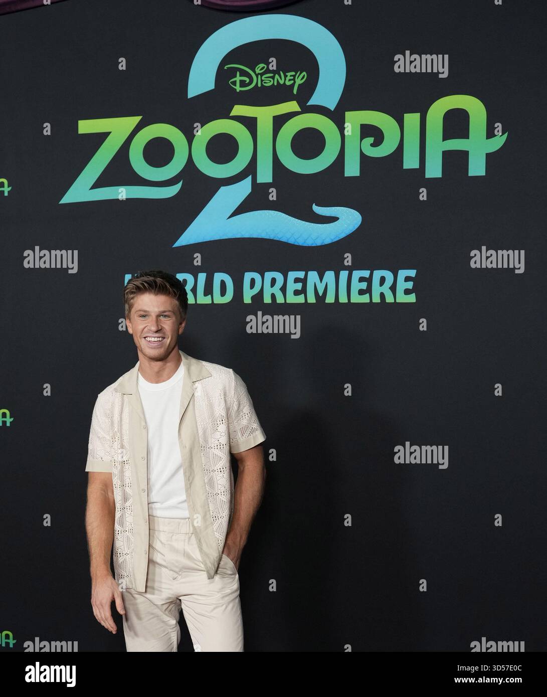 Robert Irwin arrives at the Walt Disney Animation Studios’ ZOOTOPIA 2 ...