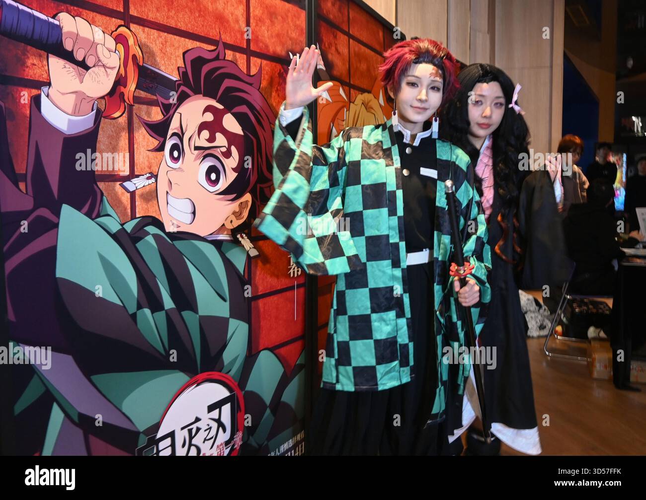 Cosplayer In House Cosplayers pose for a photo at a movie house in Shanghai on Nov. 13 ...