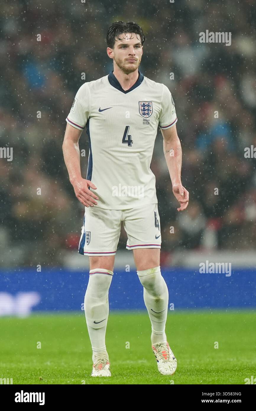 Declan Rice of England during the England v Serbia UEFA World Cup ...